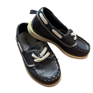 Carter's Boys Faux Leather Navy Slip On Loafers Casual, Dress Shoes Baby‎ Size 7